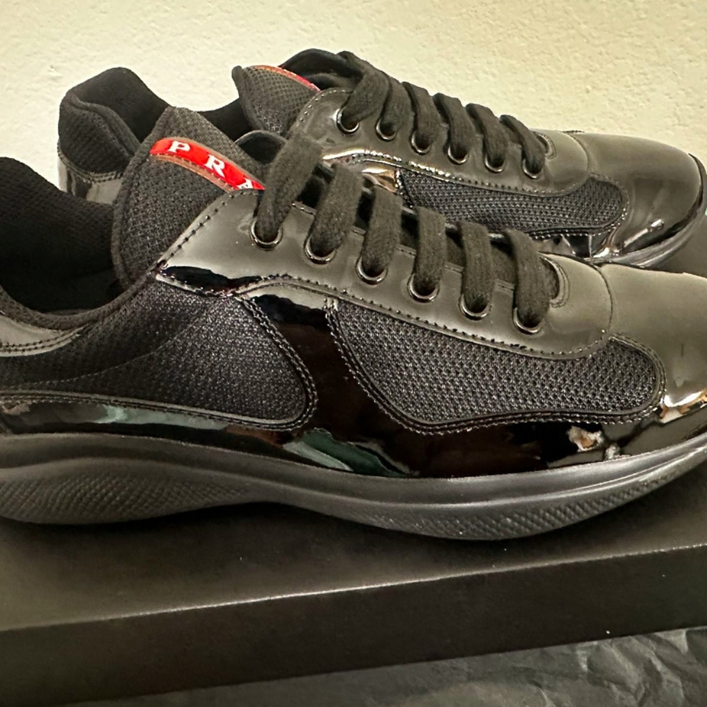 Prada shoes, size 7.5 and black